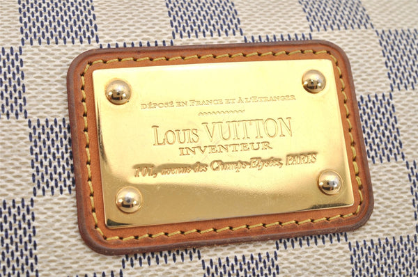 Auth Louis Vuitton Damier Azur Eva N55214 2Way Shoulder Accessories Pouch 2954K