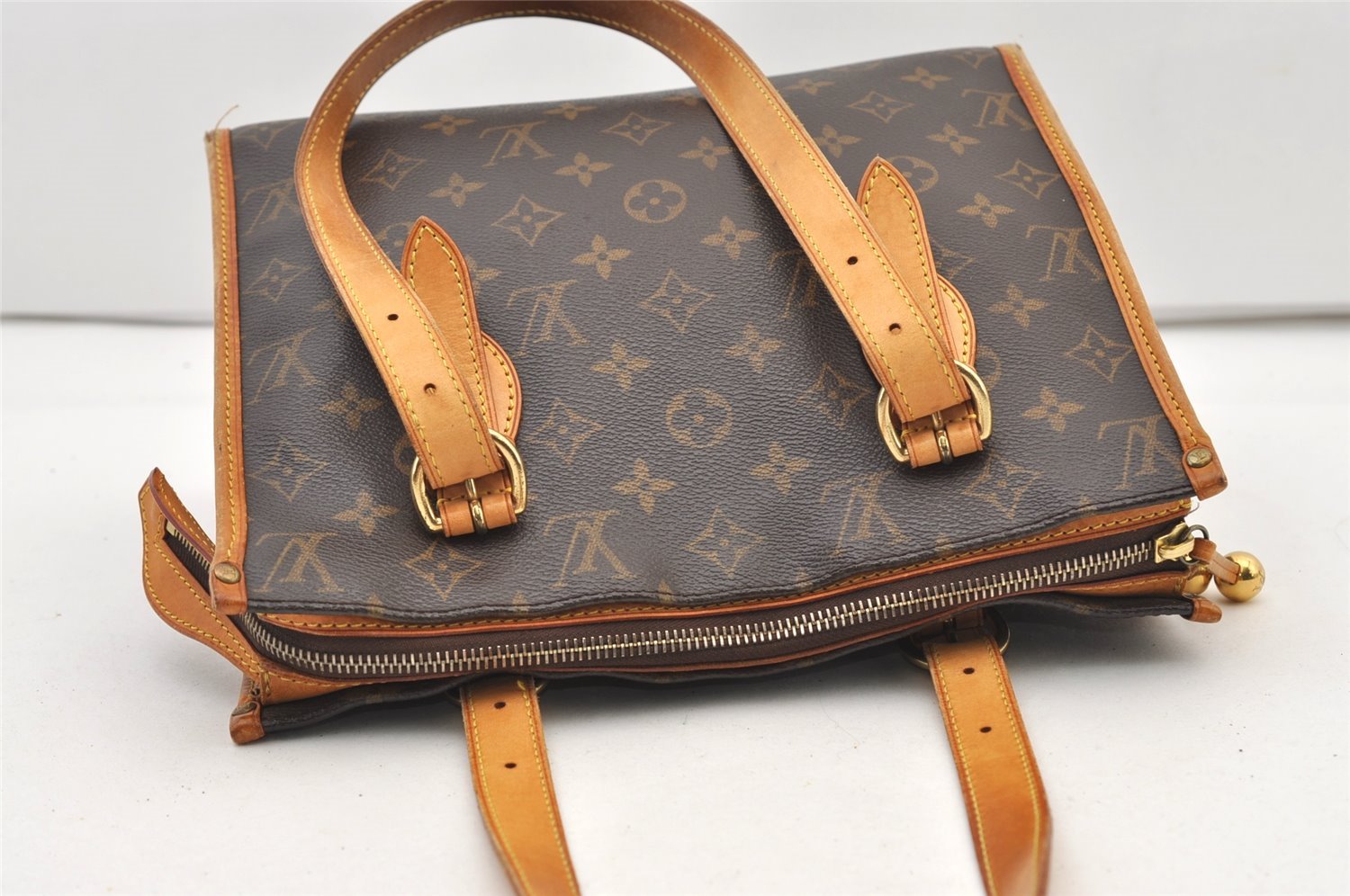 Authentic Louis Vuitton Monogram Popincourt Haut Shoulder Bag M40007 LV 2956J
