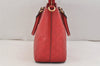 Authentic GUCCI Guccissima 2Way Tote Hand Bag GG Leather 432124 Red 2957K