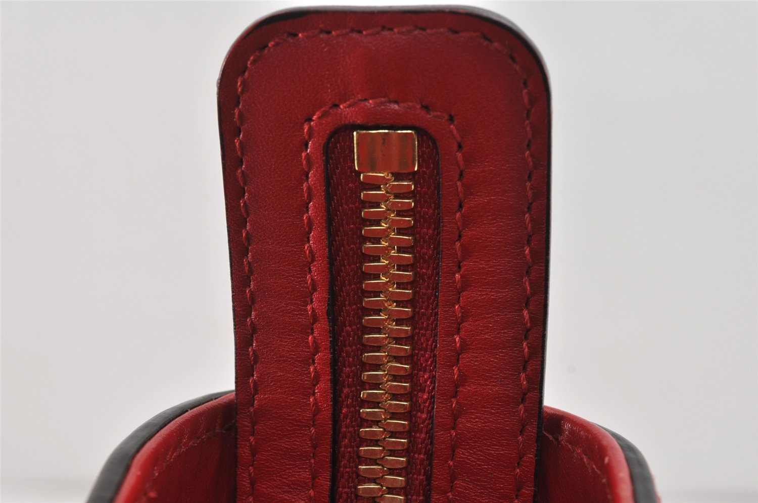 Authentic GUCCI Guccissima 2Way Tote Hand Bag GG Leather 432124 Red 2957K