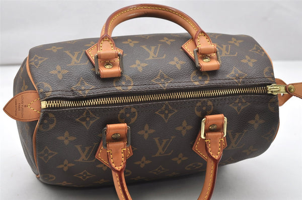 Authentic Louis Vuitton Monogram Speedy 25 Boston Hand Bag M41528 LV 2960K