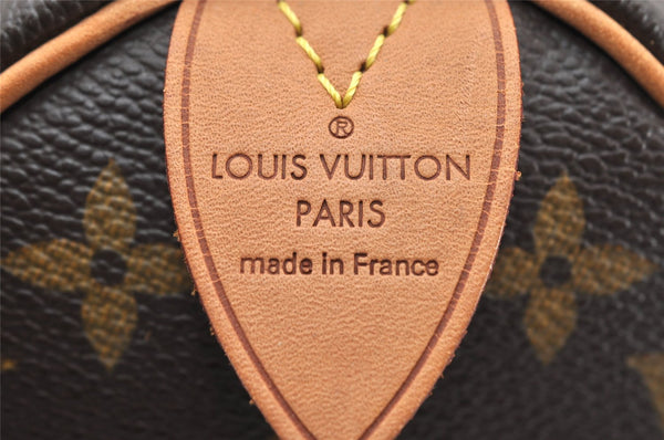 Authentic Louis Vuitton Monogram Speedy 25 Boston Hand Bag M41528 LV 2960K