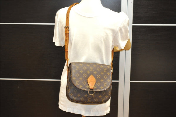 Authentic Louis Vuitton Monogram Saint Cloud GM M51242 Shoulder Cross Bag 2961I