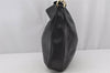 Authentic GUCCI Bamboo 2Way Shoulder Hand Bag Leather Black Junk 2961J