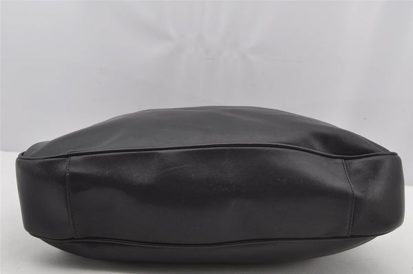 Authentic GUCCI Bamboo 2Way Shoulder Hand Bag Leather Black Junk 2961J