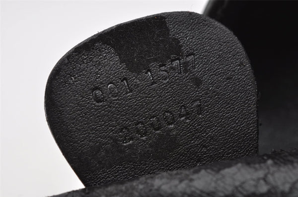 Authentic GUCCI Bamboo 2Way Shoulder Hand Bag Leather Black Junk 2961J