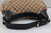 Authentic GUCCI Vintage Shoulder Hand Bag GG Canvas Leather 203927 Brown 2961K