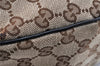 Authentic GUCCI Vintage Shoulder Hand Bag GG Canvas Leather 203927 Brown 2961K