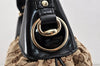 Authentic GUCCI Vintage Shoulder Hand Bag GG Canvas Leather 203927 Brown 2961K