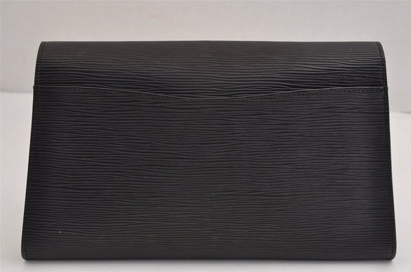 Authentic Louis Vuitton Epi Arts Deco Clutch Hand Bag Black M52632 LV 2962J
