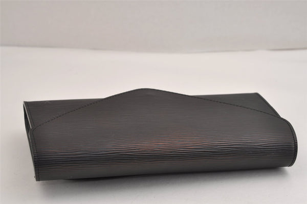 Authentic Louis Vuitton Epi Arts Deco Clutch Hand Bag Black M52632 LV 2962J