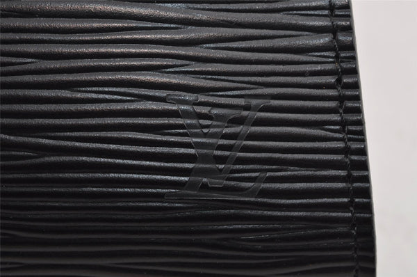 Authentic Louis Vuitton Epi Arts Deco Clutch Hand Bag Black M52632 LV 2962J