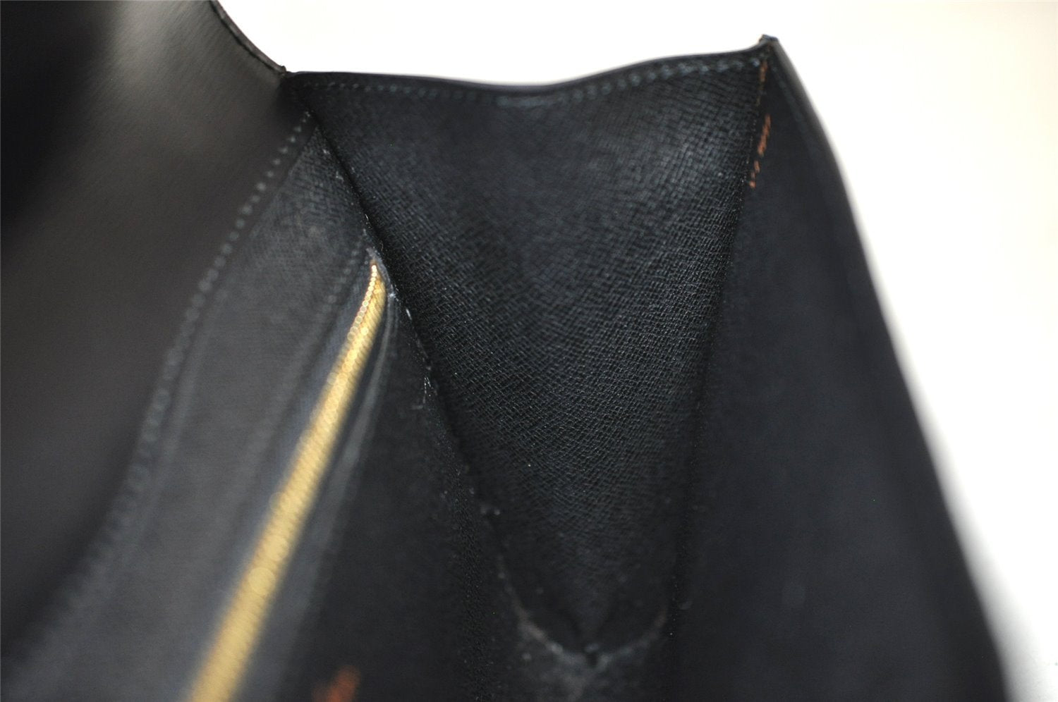 Authentic Louis Vuitton Epi Arts Deco Clutch Hand Bag Black M52632 LV 2962J