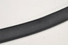 Authentic GUCCI Vintage Double G Belt Leather Size 70cm 29.5" 409417 Black 2962K