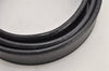 Authentic GUCCI Vintage Double G Belt Leather Size 70cm 29.5" 409417 Black 2962K