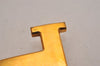 Authentic HERMES Vintage H Buckle for Constance Leather Belt Gold 2963J