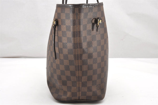 Authentic Louis Vuitton Damier Neverfull MM Shoulder Tote Bag N51105 LV 2963K