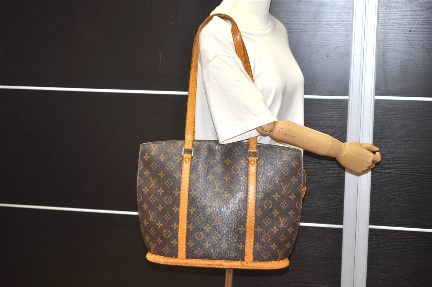Authentic Louis Vuitton Monogram Babylone Shoulder Tote Bag M51102 LV 2964I