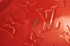 Authentic Louis Vuitton Vernis Alma GM Hand Bag Red M93596 LV 2965K