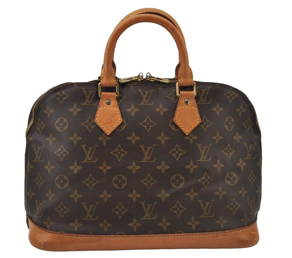 Authentic Louis Vuitton Monogram Alma Hand Bag Purse M51130 LV 2966J