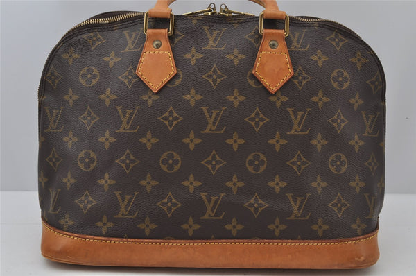 Authentic Louis Vuitton Monogram Alma Hand Bag Purse M51130 LV 2966J
