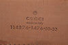 Auth GUCCI Guccissima Interlocking Belt GG Leather 80cm 31.5" 114876 Brown 2966K
