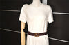 Auth GUCCI Guccissima Interlocking Belt GG Leather 80cm 31.5" 114876 Brown 2966K