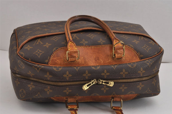 Authentic Louis Vuitton Monogram Deauville Hand Bag M47270 LV 2967J