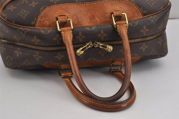 Authentic Louis Vuitton Monogram Deauville Hand Bag M47270 LV 2967J