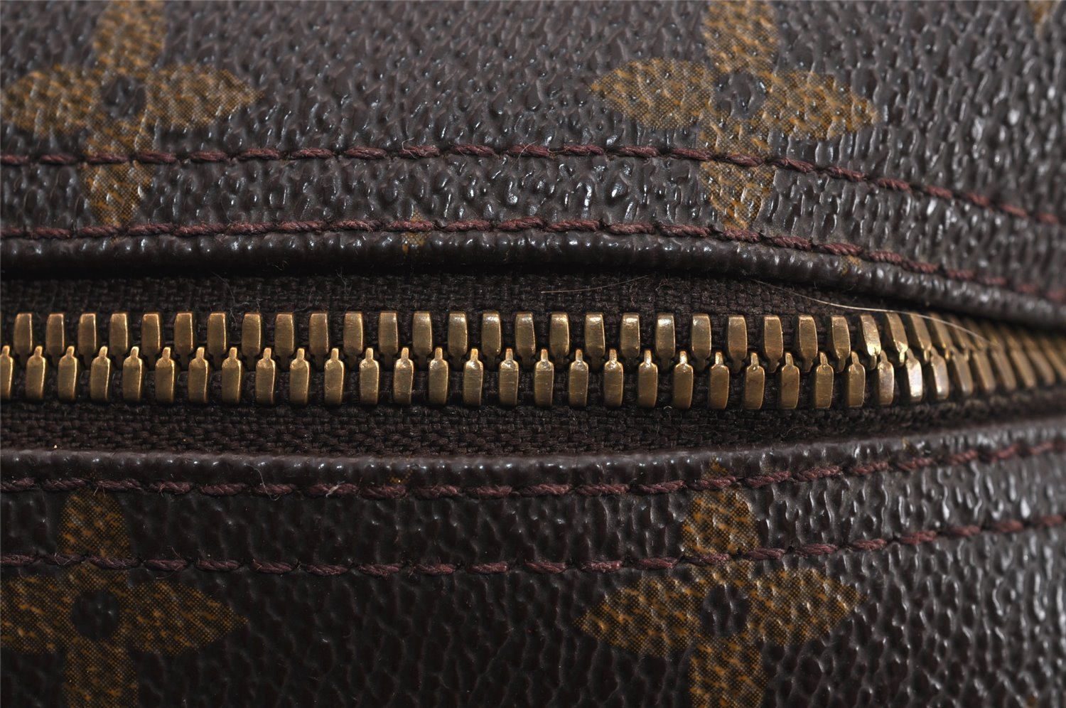 Authentic Louis Vuitton Monogram Deauville Hand Bag M47270 LV 2967J