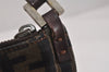 Authentic FENDI Vintage Zucca Shoulder Cross Body Bag Canvas Leather Brown 2967K