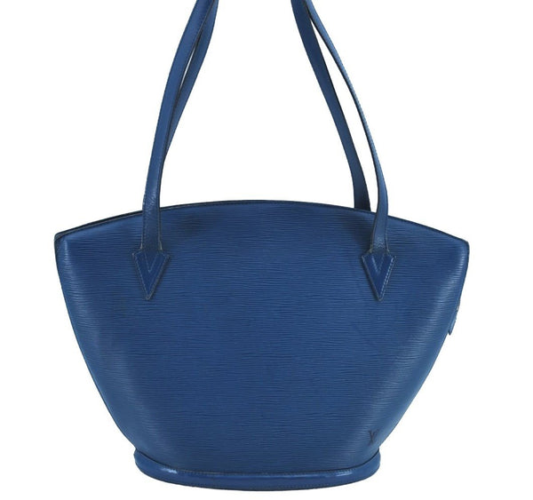 Auth Louis Vuitton Epi Saint Jacques Shopping Shoulder Bag Blue M52265 LV 2968H