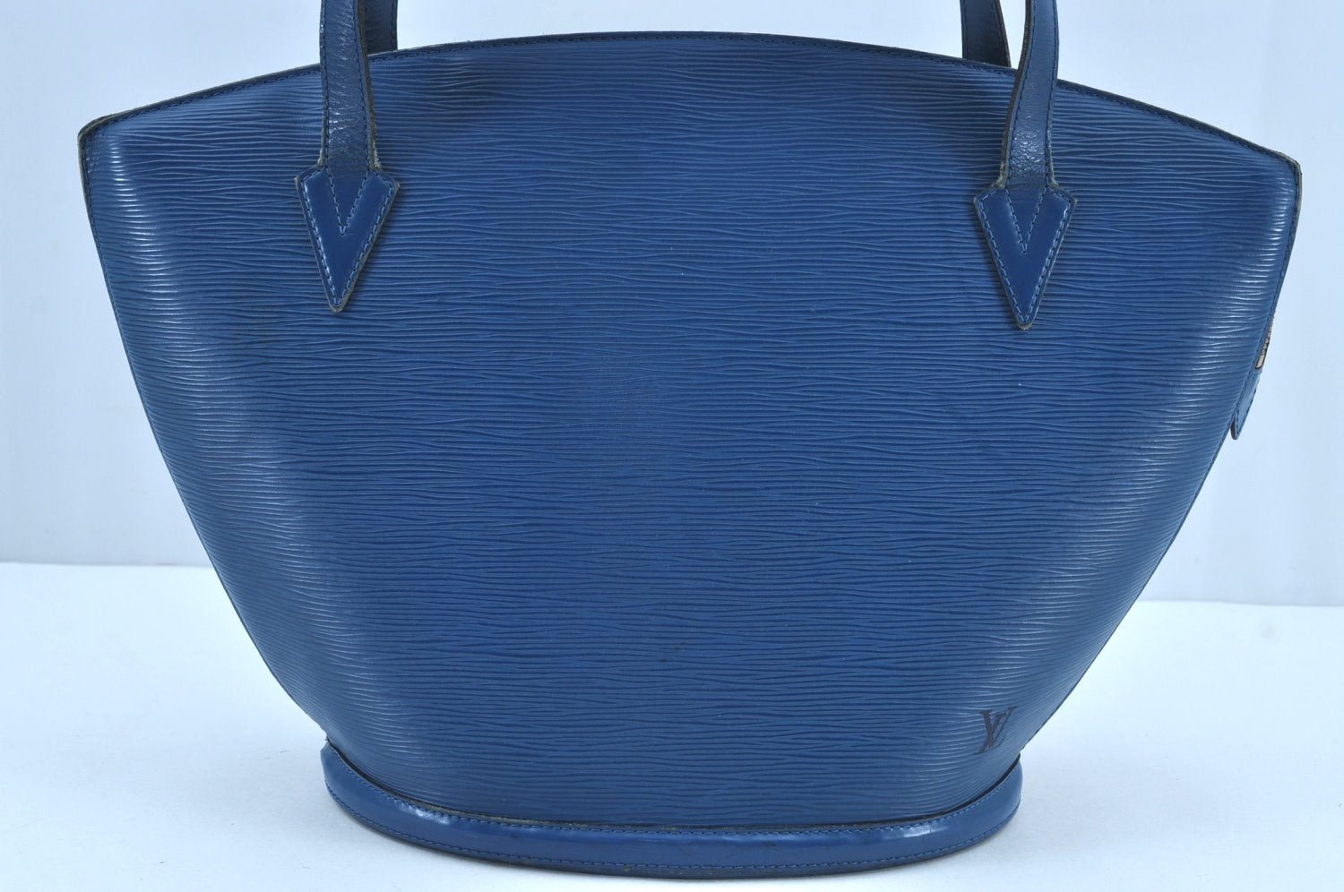 Auth Louis Vuitton Epi Saint Jacques Shopping Shoulder Bag Blue M52265 LV 2968H