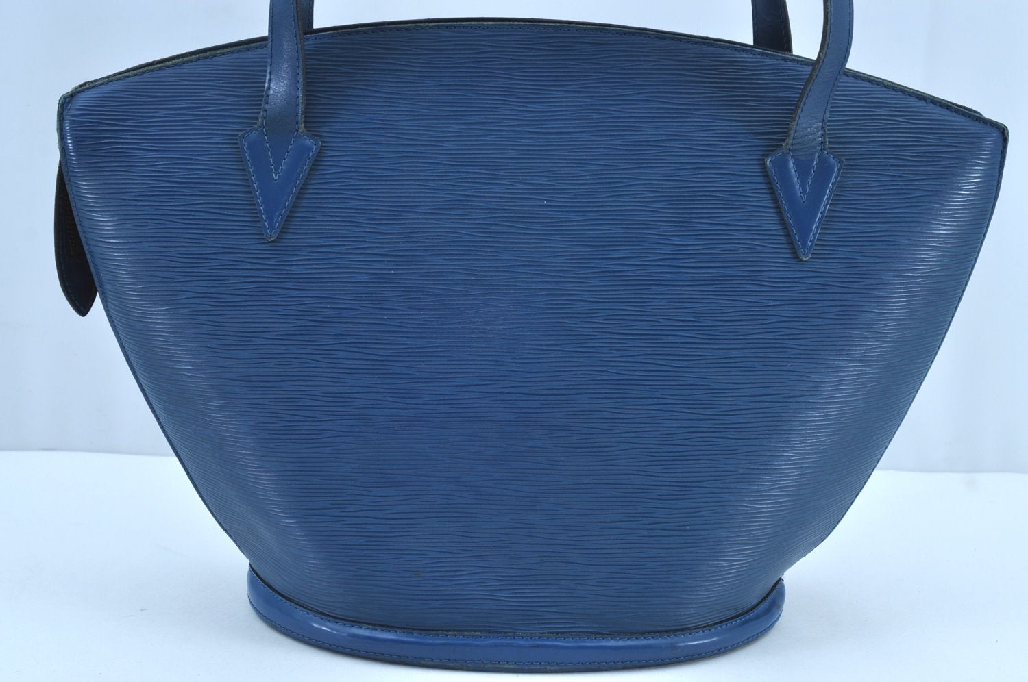 Auth Louis Vuitton Epi Saint Jacques Shopping Shoulder Bag Blue M52265 LV 2968H