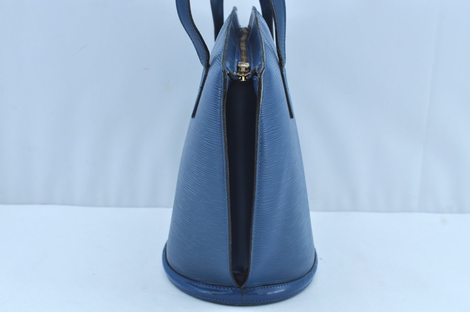 Auth Louis Vuitton Epi Saint Jacques Shopping Shoulder Bag Blue M52265 LV 2968H