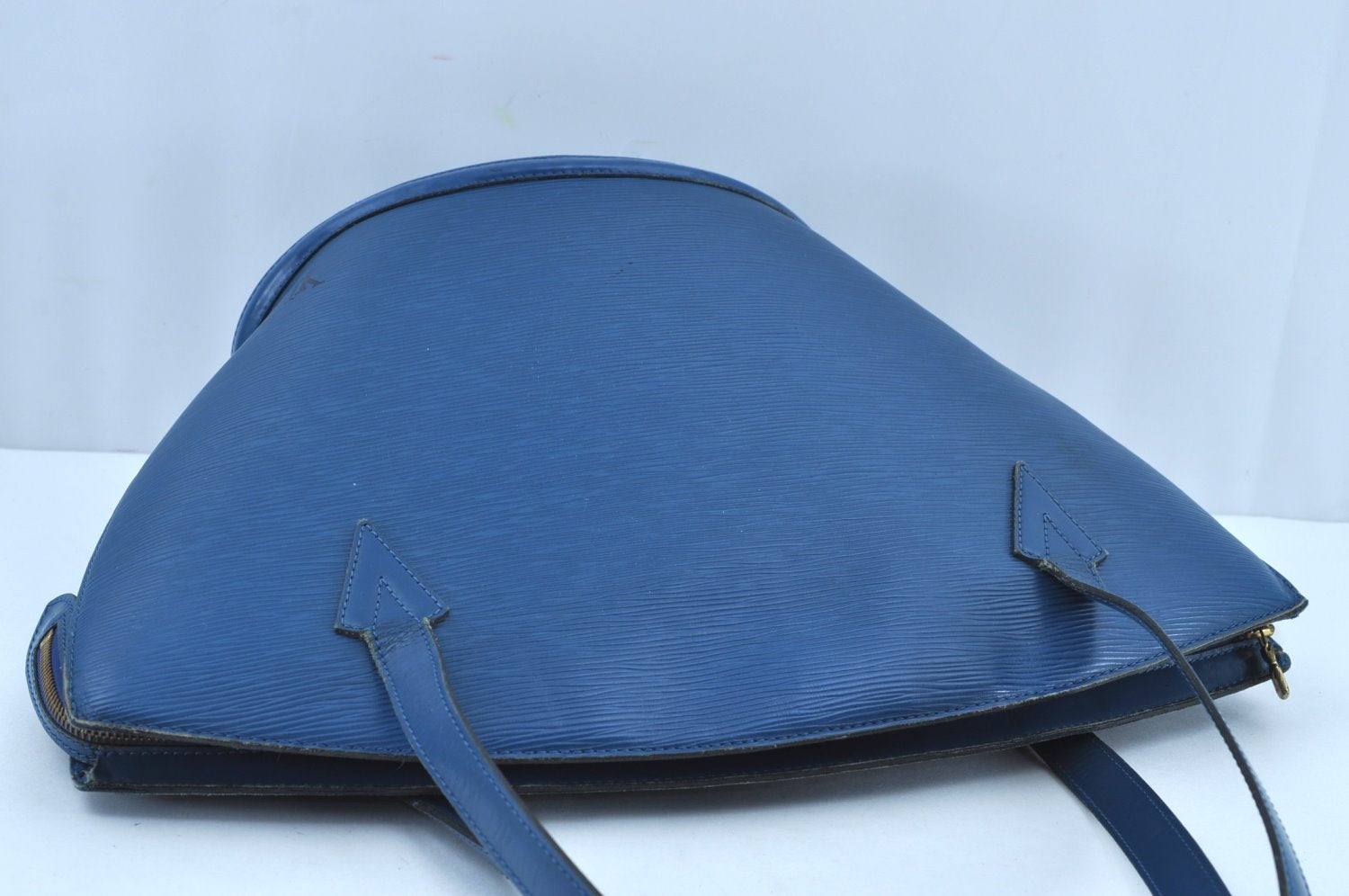 Auth Louis Vuitton Epi Saint Jacques Shopping Shoulder Bag Blue M52265 LV 2968H