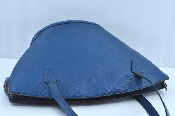 Auth Louis Vuitton Epi Saint Jacques Shopping Shoulder Bag Blue M52265 LV 2968H