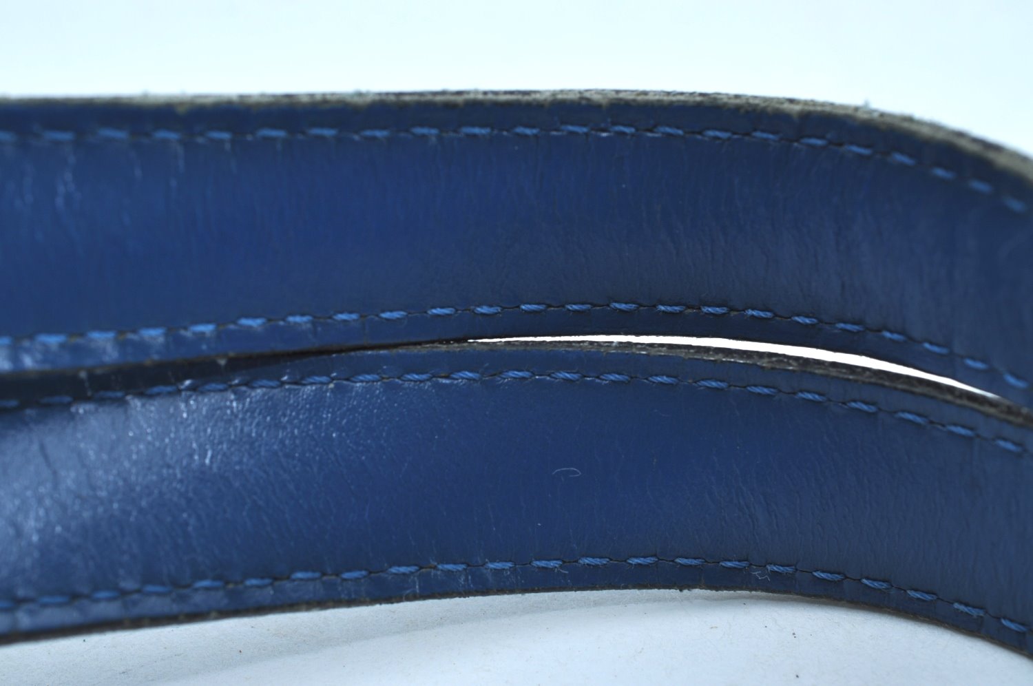 Auth Louis Vuitton Epi Saint Jacques Shopping Shoulder Bag Blue M52265 LV 2968H