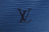 Auth Louis Vuitton Epi Saint Jacques Shopping Shoulder Bag Blue M52265 LV 2968H