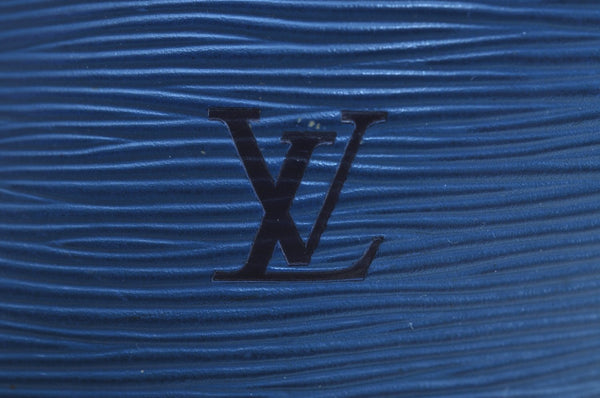 Auth Louis Vuitton Epi Saint Jacques Shopping Shoulder Bag Blue M52265 LV 2968H