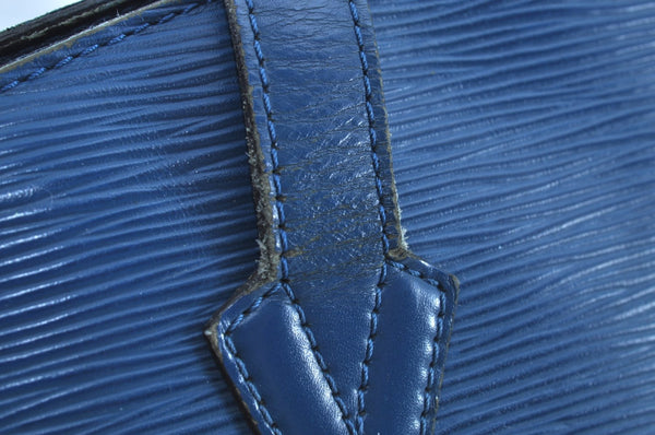 Auth Louis Vuitton Epi Saint Jacques Shopping Shoulder Bag Blue M52265 LV 2968H