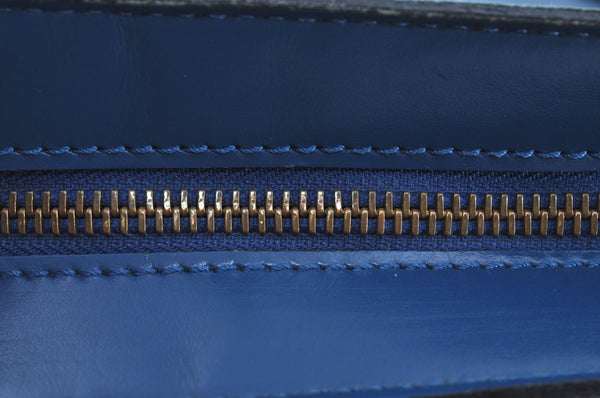 Auth Louis Vuitton Epi Saint Jacques Shopping Shoulder Bag Blue M52265 LV 2968H