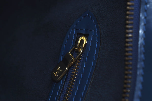 Auth Louis Vuitton Epi Saint Jacques Shopping Shoulder Bag Blue M52265 LV 2968H