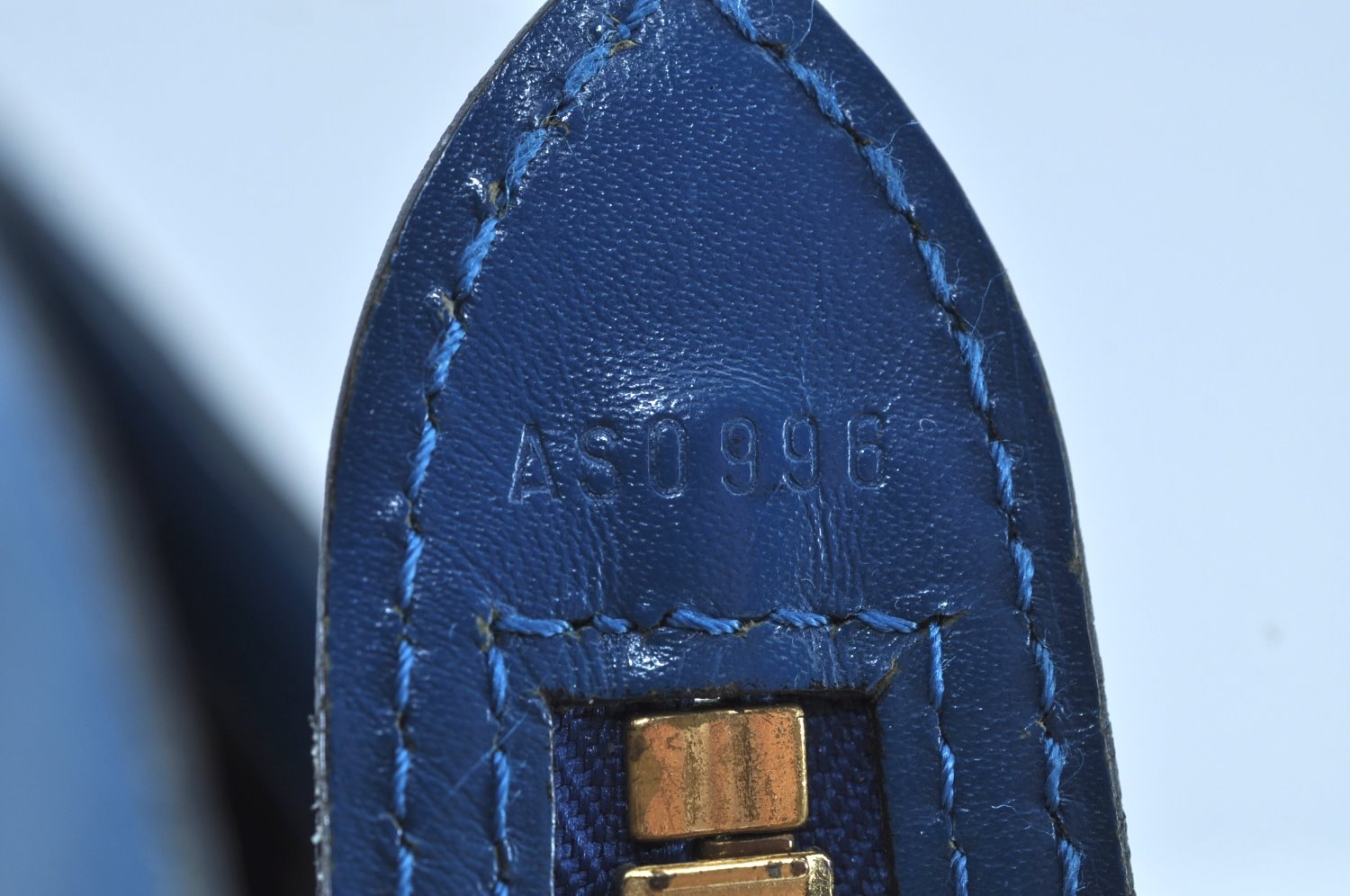 Auth Louis Vuitton Epi Saint Jacques Shopping Shoulder Bag Blue M52265 LV 2968H