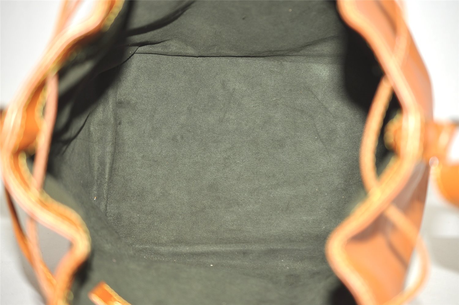 Authentic Louis Vuitton Epi Noe Shoulder Drawstring Bag Brown M44008 Junk 2969I