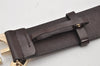 Authentic GUCCI Interlocking G Belt Leather Size 80cm 31.5" 114876 Brown 2969K