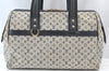 Authentic Louis Vuitton Monogram Mini Josephine GM Hand Bag Blue M92211 LV 2970H