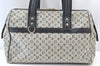 Authentic Louis Vuitton Monogram Mini Josephine GM Hand Bag Blue M92211 LV 2970H