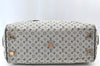 Authentic Louis Vuitton Monogram Mini Josephine GM Hand Bag Blue M92211 LV 2970H