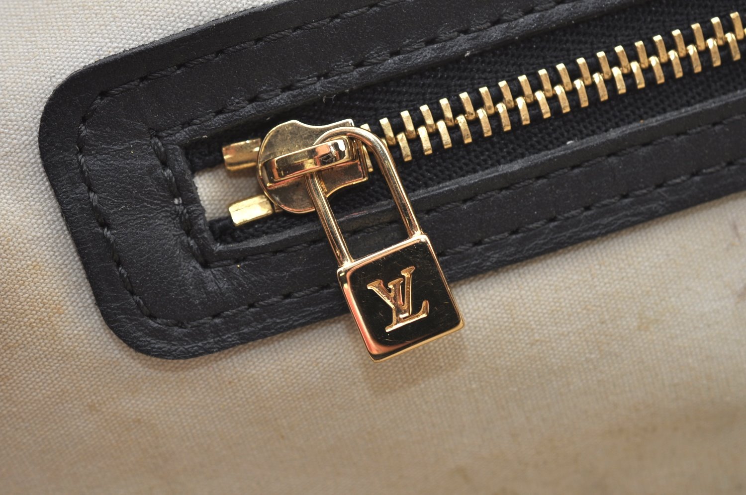 Authentic Louis Vuitton Monogram Mini Josephine GM Hand Bag Blue M92211 LV 2970H